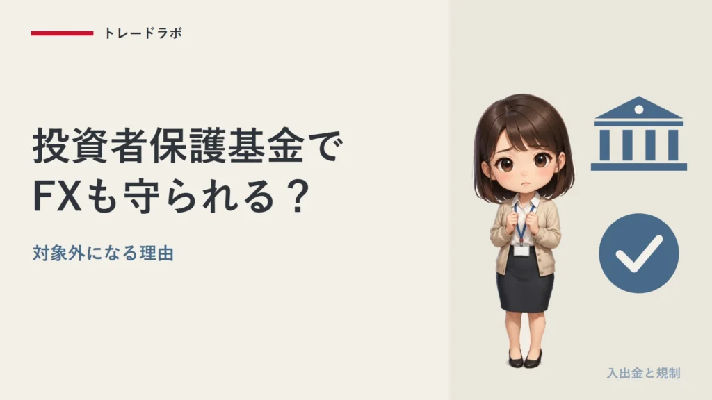 FXも1,000万円まで補償される？｜投資者保護基金の対象外