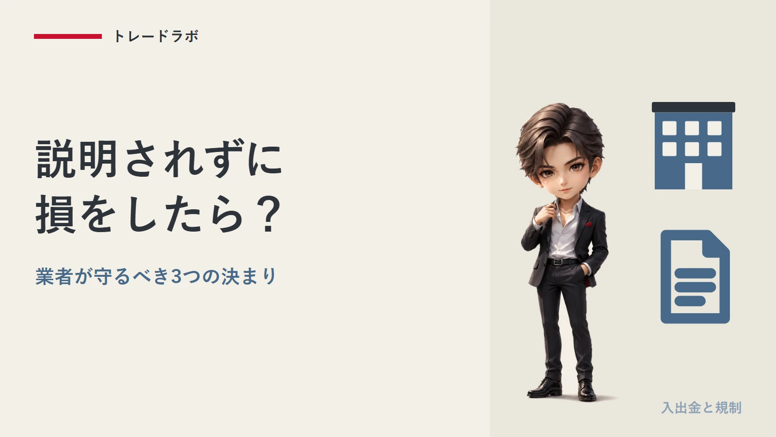 説明されずに損したら？｜説明義務・適合性の原則・断定的判断の提供