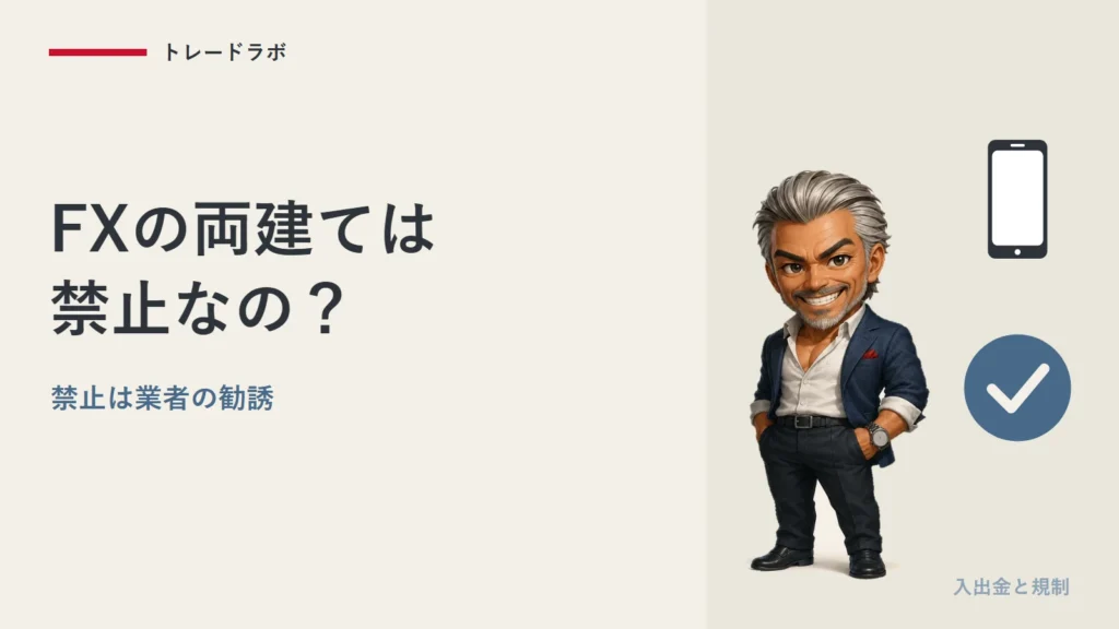 FXの両建ては禁止？｜禁じられているのは業者の勧誘・コストは二重