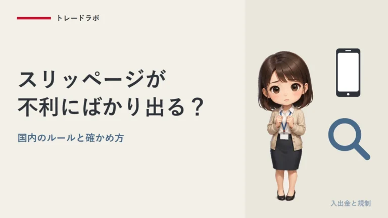 スリッページが不利にばかり出るのはOK？｜国内のルールと確かめ方